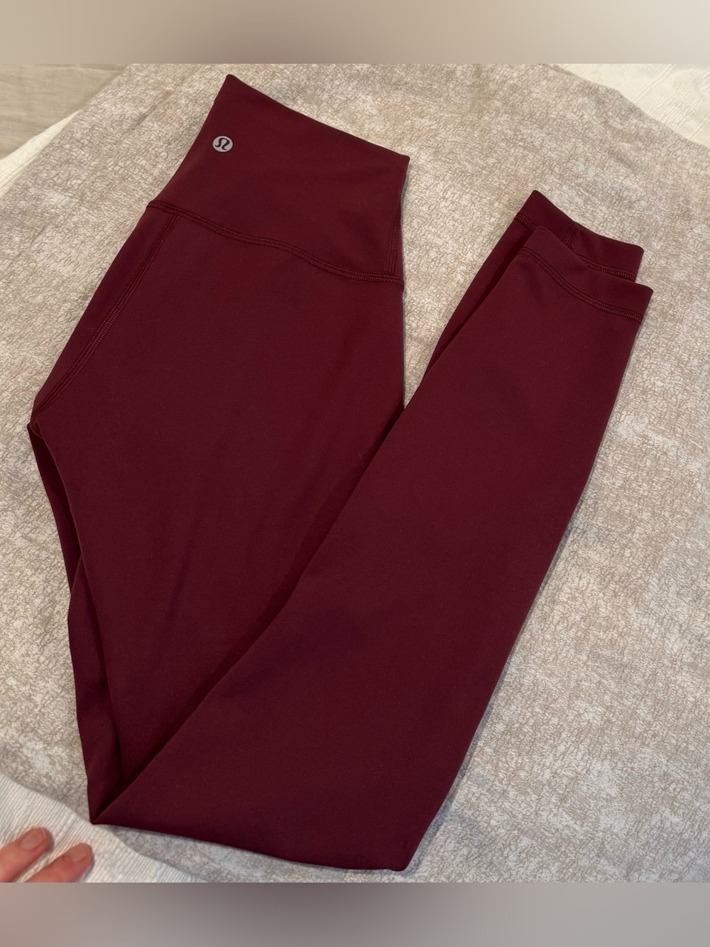 Lululemon Wunder Train 25” sz 2 Women's High-Rise Performance Leggings - Wine - Picture 2 of 8